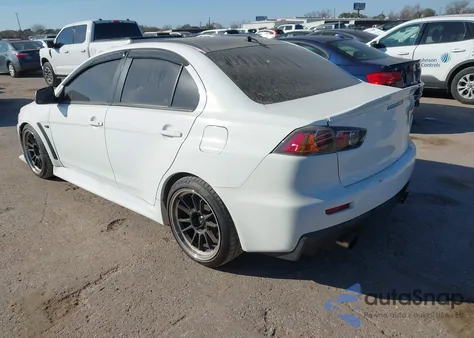 2010 Mitsubishi Lancer Evolution Gsr z USA, uszkodzony, nr VIN JA32W8FV0AU024865
